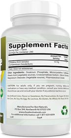 Best Naturals Lycopene 240 softgels bottle side profile