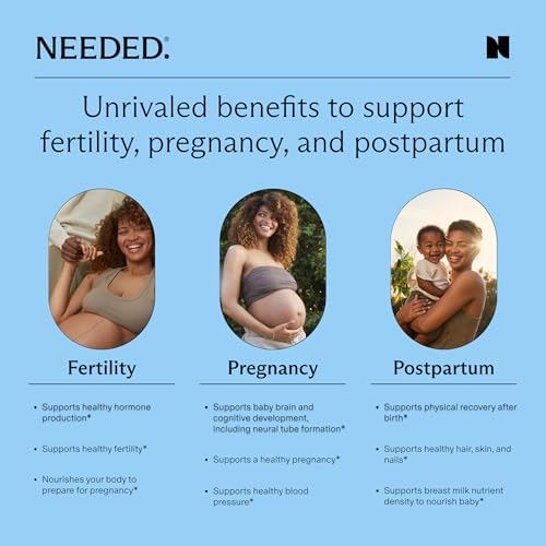 Needed Prenatal Multivitamin packaging and capsule formulation overview