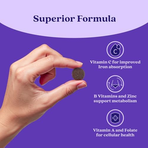 Premium USA imported BeLive multivitamin and iron supplements close up