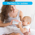 LSAUVWN BPA free silicone nipples showing premium durable construction material