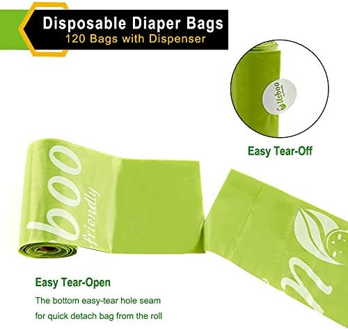 USBOO diaper bags showing tear-resistant material