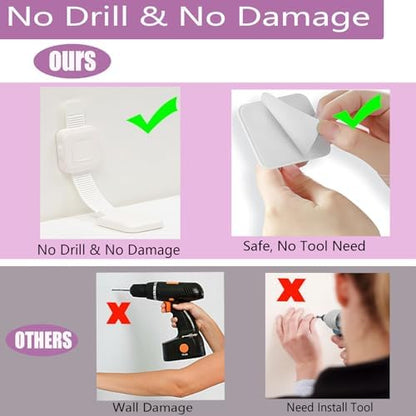 Two pack container packaging of the TIPNOT adjustable anti tip furniture safety straps for home protection