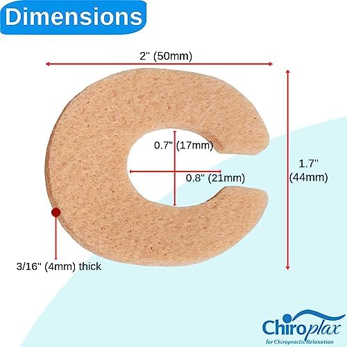 Chiroplax 3/16 inch thick callus protector pads 30 pack packaging