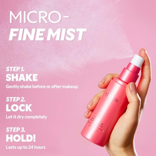 Dermatologist tested setting spray with refreshing breathable mist