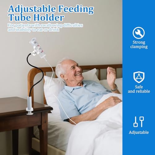 Portable IV pole alternative for enteral feeding