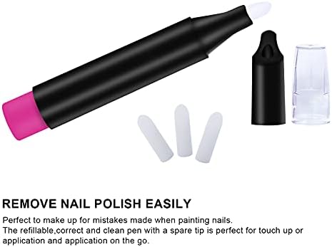 Side view of professional nail art correction pens