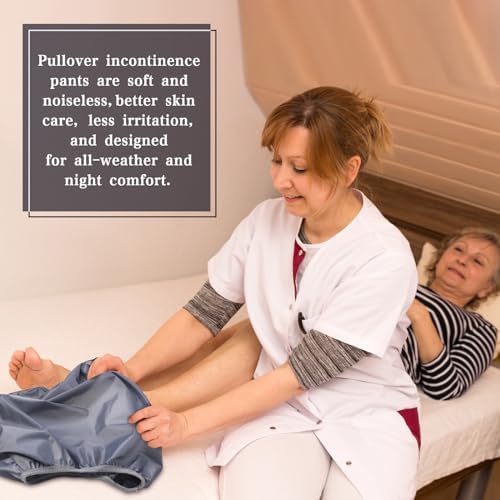 Comfortable elastic leg bands on Amyhill incontinence covers