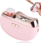 Automatic nail clipper showing dual speed controls