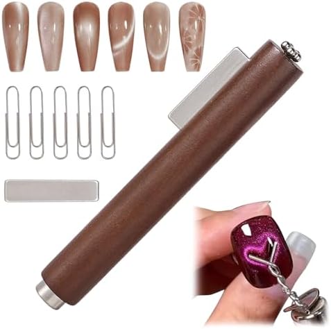 Esuohym 3 in 1 cat eye nail magnet tool set
