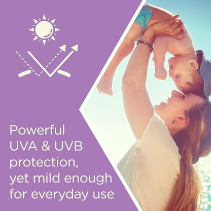 SPF 50 mineral baby sunscreen with NEA Seal of Acceptance fragrance-free paraben-free
