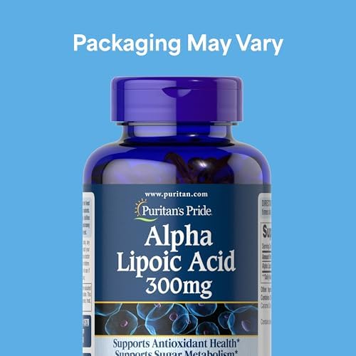 Puritan's Pride Alpha Lipoic Acid supplement label details