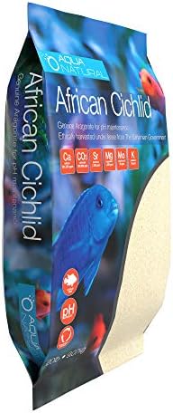 Aqua Natural aragonite sand in an African cichlid aquarium setup