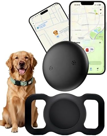 MaviyTxen dog and cat tracking tag inside its protective soft silicone case.