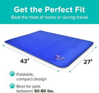 Waterproof easily washable gel pet cooling pad for outdoor and indoor use