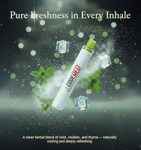 Portable Code Red aromatherapy stick for wellness and balance