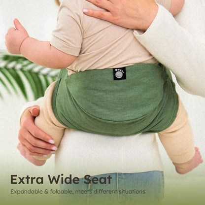 Close up of ergonomic adjustable buckle on Auyeazgo sling