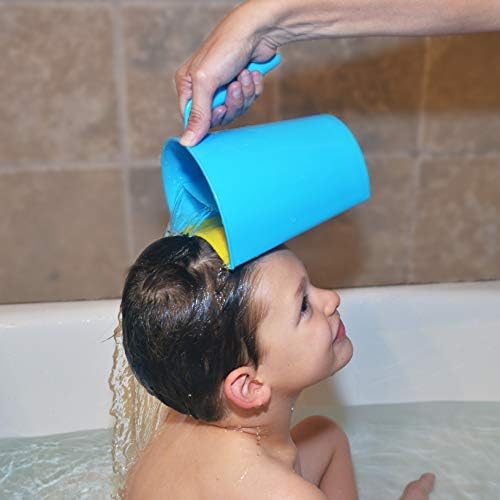 Side profile of Mighty Clean Baby bath rinse cup