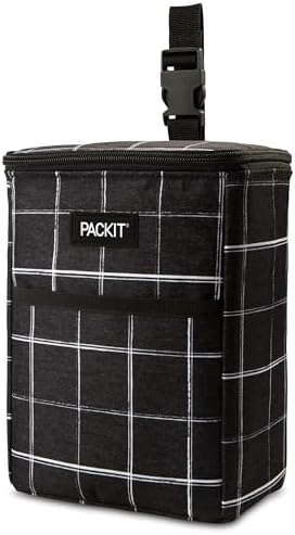 PackIt Freezable Double Bottle Bag with buckle handle shown