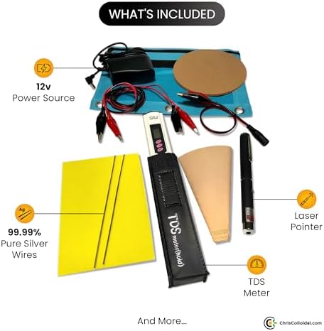 TDS meter and laser pointer included in the kit package