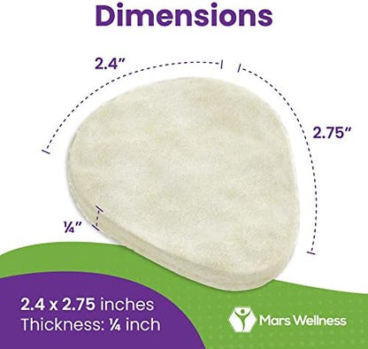 Mars Wellness metatarsal biscuit pad for ball of foot and Morton's neuroma support.