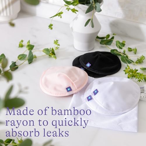 Lansinoh nursing pads discreet fit demonstration