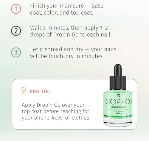 Duri professional nail varnish drops works to provide assistance with nail protection