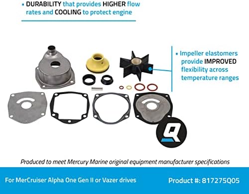 MerCruiser Alpha One Gen II repair kit gaskets and plates