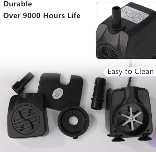 Lyqily 150 GPH water pump packaging highlighting authentic USA imported specifications.