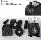 Lyqily 150 GPH water pump packaging highlighting authentic USA imported specifications.