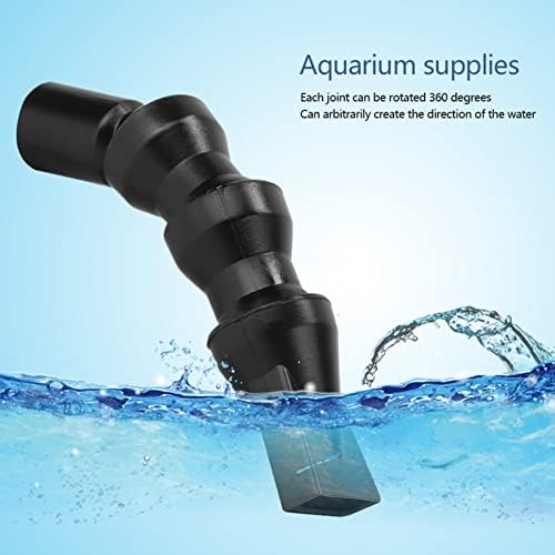 Sunicon modular fish tank return pipeline connector illustrating the durable polished surface finish resistant to underwater wear