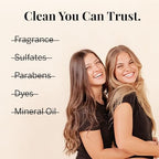 Back label of Pixie Feminine Wash showing natural plant-based ingredients