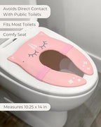 Hippypotamus folding potty training seat compact folded state