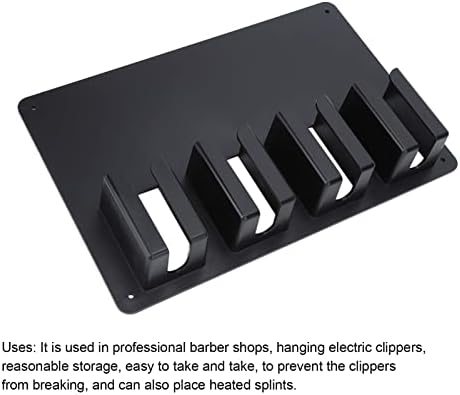 Agatige barber station clipper organizer displaying the reasonable hanging grid design for electric pushers and combs