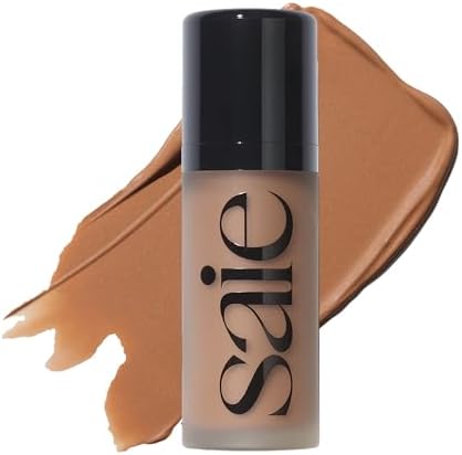 Saie Dew Bronze Hydrating Liquid Bronzer Stick Sand variant front view packaging