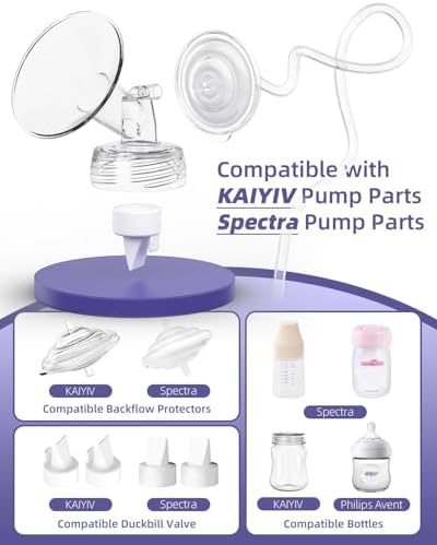 Pack of twelve replacement parts including white duckbill valves and clear diaphragms
