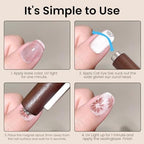 Nail art DIY tools for heart and flower designs
