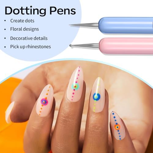 Professional nail art brush kit for salon and home use