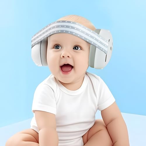 PandaEar noise cancelling earmuffs for infants side view