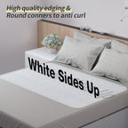 Side profile of CoolShields 34x52 inch absorbent bed pad