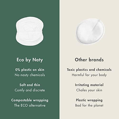 Eco by Naty breastfeeding pads in individual wrappers
