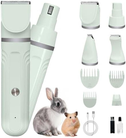 Lyrzzey small animal electric nail grinder close up with built in LED light