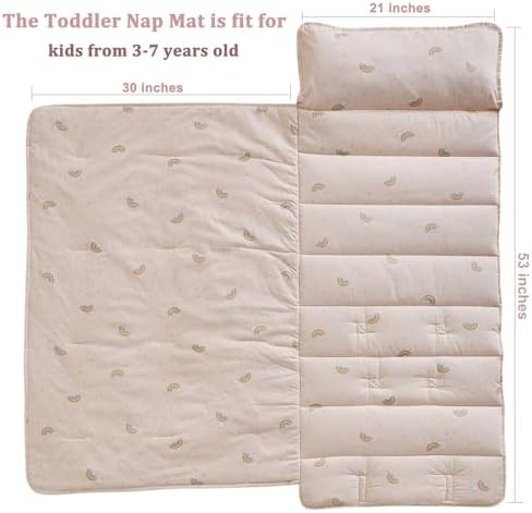 DuShow premium kids slumber bag unrolled with attached blanket and pillow