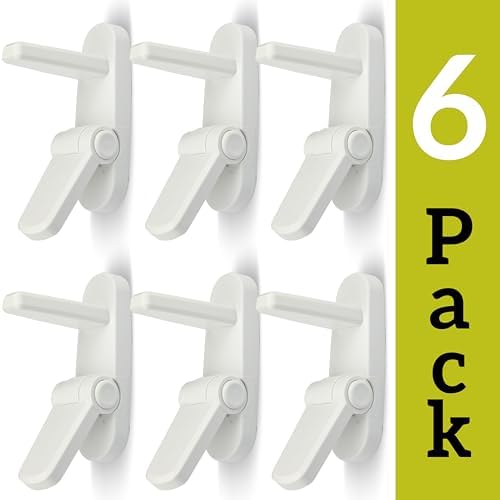 Wappa Baby door lever lock components and adhesive backing