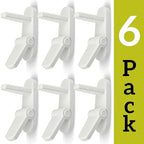 Wappa Baby door lever lock components and adhesive backing