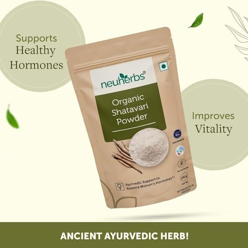 Organic Shatavari herbal powder for women reproductive health support