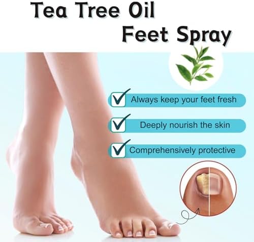 Travel friendly twin pack foot freshness spray bottles with protective caps