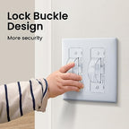 Childproof light switch blocker for home safety