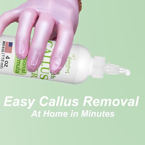 Precision applicator tip on Dr. Entre's callus remover for targeted foot care.