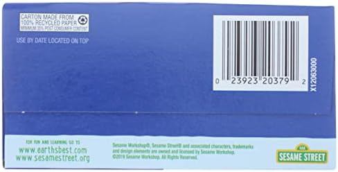 Earth's Best Organic Blueberry Breakfast Biscuits pack of six boxes arranged for storage.