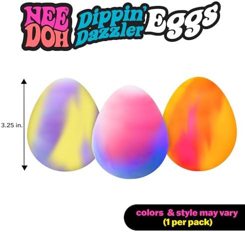 Packaging details and safety information for the Schylling Needoh color changing egg.